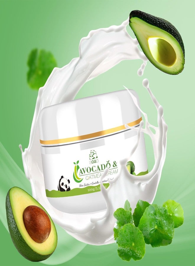 AOAO Avocado Kids Daily Moisturizer Cream, Gently Hydrates Dry, Sensitive Skin for Baby & Kids Face and Body, Natural Oat & Centella for Soothing Nourishing Care, 3.527oz Value Size - Image 5
